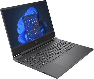 Ноутбук HP Victus 15-fb2713nw (B35L4EA) 15.6" IPS Full HD 144Hz / AMD Ryzen 7 8845HS / RAM 16 ГБ / SSD 512 ГБ / NVIDIA GeForce RTX 4060 / Windows 11 Home / Mica Silver