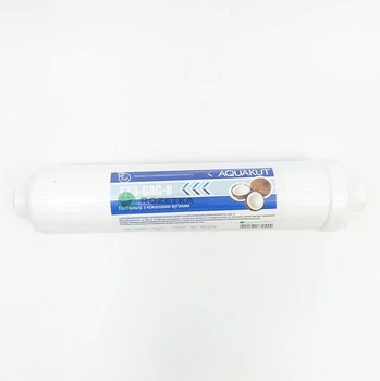 Картридж постфильтр с кокосовым углем AquaKut Т-33-GAС-В (резьба)
