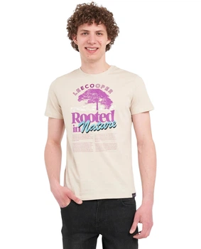Футболка мужская Lee Cooper 10196572.0404 XL кремовая (5942723152077)