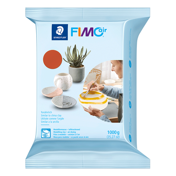 Пластика самозастывающая терракота 1 кг Fimo Air