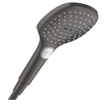 Душевая лейка HANSGROHE Raindance EcoSmart с кнопкой 120мм пластик графит 28728340