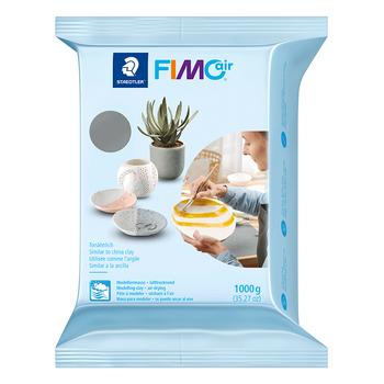Пластика самозастывающая серая 1 кг Fimo Air