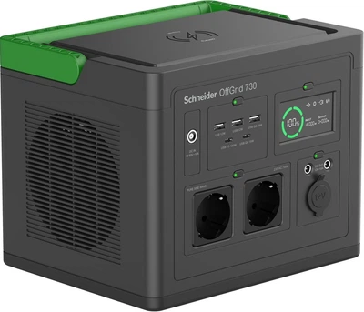 Портативна електростанція Schneider Electric OffGrid Portable 730 PPS730-GR 700 Вт 738 Вт/год