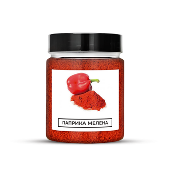 Паприка мелена CraftOil - натуральна спеція для їжі та кулінарії 130 г