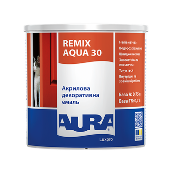 Эмаль Aura Luxpro Remix Aqua TR 0,7л