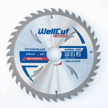 Пильный диск 200х32 40Т по дереву Standard WellCut (018034)