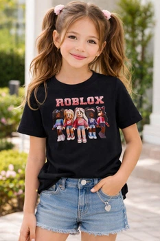 Дитяча футболка Roblox з принтом для дівчинки Зріст 134 см
