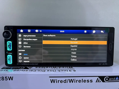 Магнітола універсальна 6.9'' 1DIN 6285W- WINDOWS Carplay Android