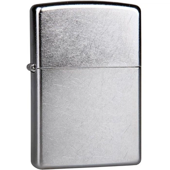 Запальничка бензинова Zippo Street Chrome Сріблястий(207)