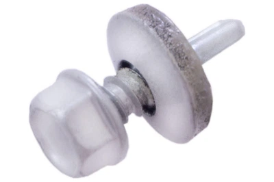 Саморіз покрівельний Apro 4.8 x 19 мм RAL 9006 (50 шт.) (9R648199006)