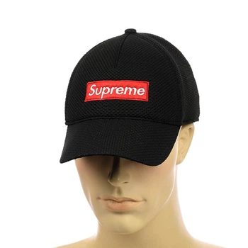 Мужская бейсболка стрейч "Supreme" черный
