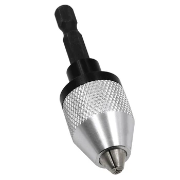 Міні патрон 0.3–6 мм з хвостовиком HEX 1/4” (3 кулачки)