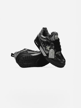 Мужские кроссовки Skate Sneaker Marine Swarovski черные 41