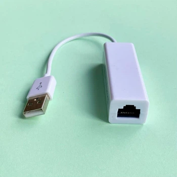 USB 2.0 Ethernet Адаптер (10/100 Мбит/с) - внешняя сетевая карта RJ45 для ноутбуков и ПК