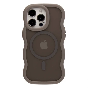 Чехол TPU+PC AquaWave с MagSafe для iPhone 13 Pro серый противоударный с защитой камеры