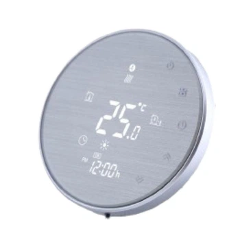 Wi-Fi термостат сенсорний in-therm PWT 600 SILVER для теплої підлоги, срібний