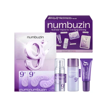 Набір для омолодження і підтягнення шкіри Numbuzin No.9 NAD+ Trial Kit for Anti-Aging & Firming
