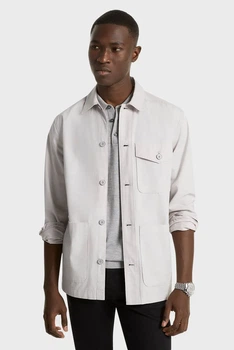 Чоловіча сіра сорочка LS GARMENT WASH Michael Kors L CT4408JEMW