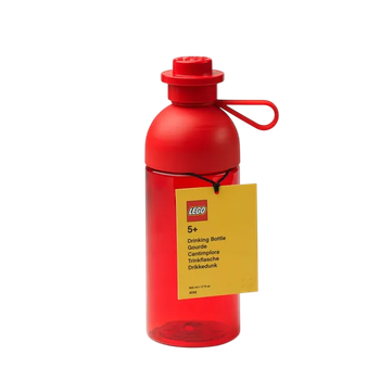 Butelka na wodę LEGO z paskiem 500 ml Czerwona (5711938026974)
