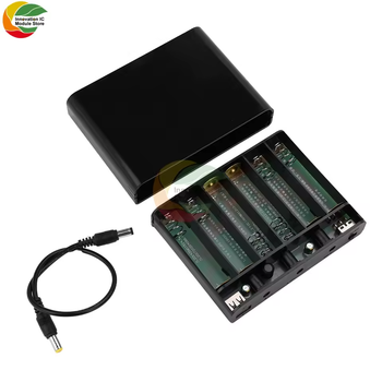 Корпус для power bank на 6 × 18650 з виходами 5V/9V/12V і функцією UPS (безперебійного живлення)
