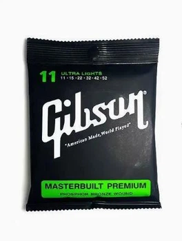 Струны для акустической гитары Gibson SAG-MB11 Masterbuilt Phosphor Bronze Wound