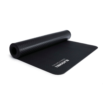 Килимок для фітнесу BLACKROLL® MAT BLACK чорний професійний 185х65 см