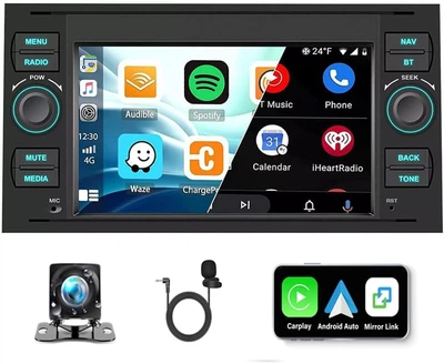 Штатная автомагнитола Aublinto для Ford Transit MK7 (Android 13 / 2+32GB / CarPlay / GPS) Black
