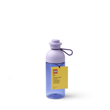 Butelka na wodę LEGO z paskiem 500 ml Lawendowa (5711938030506)