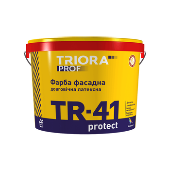 Фасадная краска Triora TR-41 Protect долговечная 10 л