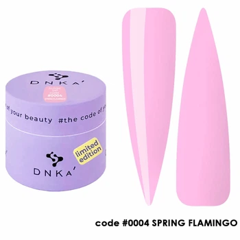DNKa Builder Gel New Formula Моделюючий гель #0004 Spring Flamingo,15 мл