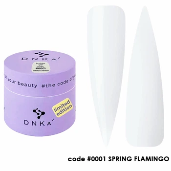 DNKa Builder Gel New Formula Моделюючий гель #0001 Spring Flamingo,15 мл