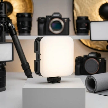 Кольоровий RGB-відеосвітло для камер на магніті Neewer Mini Portable LED Light RGB61 Ємність акумулятора 2000 мА·год