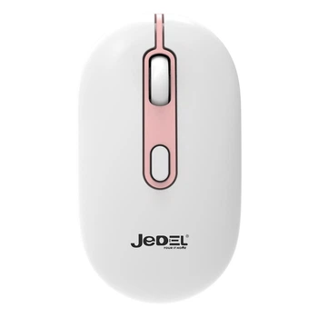 Беспроводная мышь Jedel WD133, BT5.0, 2.4G, 800-1600DPI, 400mAh, white