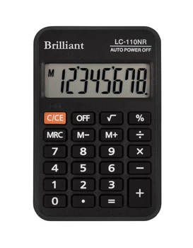 Калькулятор кишеньковий BRILLIANT LC-310NR 8р., 1-піт