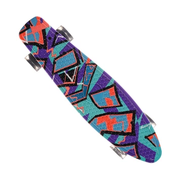 Пенни борд Penny Board колеса PU светящиеся, пазл