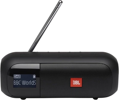 Портативная колонка JBL Tuner 2 Bluetooth радио DAB FM 12 часов автономности IPX7 черная