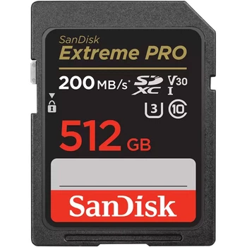Карта памяти SanDisk 512GB SD class 10 UHS-I U3 V30 Extreme PRO (SDSDXXD-512G-GN4IN) [163461]
