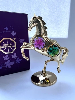 Фігурка Crystocraft зі стразами Swarovski Кінь 9х7х3 см 1602391