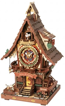 Механическая 3D-пазл Rokr Cuckoo Clock 435 деталей (LC901C)