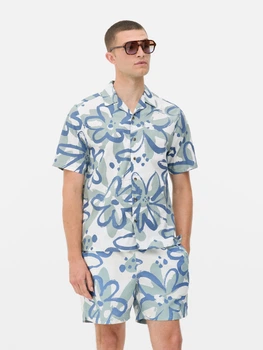 Сорочка Primark білий-сірий-темно-синій ZLBOZ252 3XL
