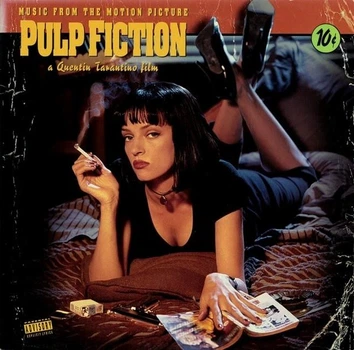 Вінілова платівка Pulp Fiction, саундтреки з фільму Тарантіно "Кримінальне чтиво"