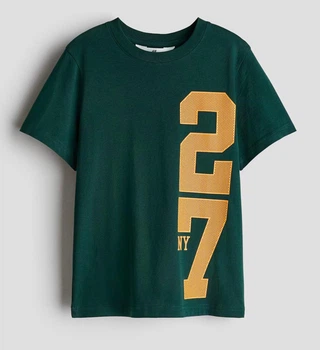 Футболка підліткова H&M (10-12років) 146-152см зелена