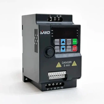 Частотний перетворювач SAKO SKI780 1.5 кВт, 220 В (1-ф вхід, 3-ф вихід), діапазон 0-400 Гц