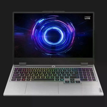 Ноутбук Lenovo LOQ 15IRX10 (83HM0008RA) 15.6" IPS FHD 144Hz / Intel Core i5-13450HX / RAM 16 ГБ / SSD 512 ГБ / NVIDIA GeForce RTX 5060 8 ГБ GDDR7 / Luna Grey