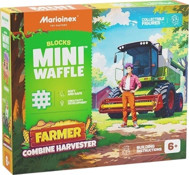 Конструктор Marioinex Mini Waffle Farmer: Комбайн з Томмі 60 елементів 720688 (5903033907528)