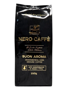 Кава Nero Caffe Buon Aroma мелена 250 г (60708)