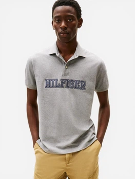 Поло довге чоловіче Tommy Hilfiger Xm05641-P7D(Grey Heather) M Сіре (198296248180)