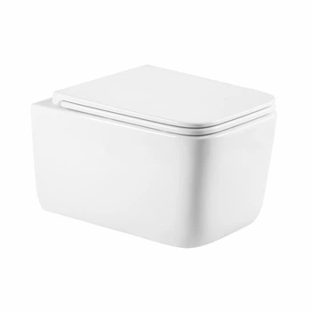 Унітаз підвісний Qtap Gemini безободковий з сидінням Soft-close QT2533076EUQW