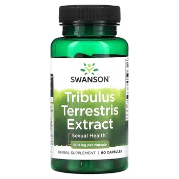 Екстракт якірців сланких Swanson (Tribulus Terrestris Extract) 500 мг 60 капсул SWV14179