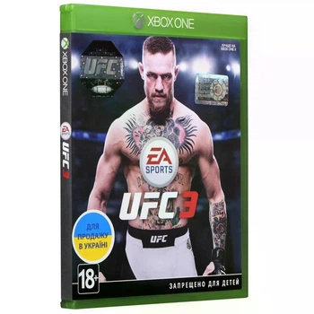 UFC 3, русские субтитры - диск для XBOX One